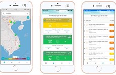 Mobile app helps users update information about air quality