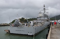 US naval ships arrive in Da Nang