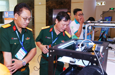 HCM City develops 3D-printed robot to disinfect rooms