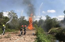 Hau Giang raises fire danger level to the highest