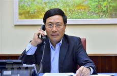 Vietnamese, Japanese FMs hold phone talks on COVID-19 combat