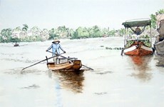Vietnamese landscapes expressed through French tourist's eyes