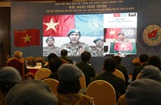 Vietnamese peacekeepers report on COVID-19 prevention