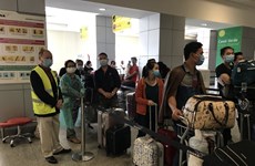 Nearly 310 Vietnamese citizens return home from Angola