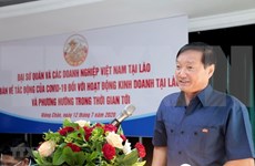 Talk discusses COVID-19 impact on Vietnamese firms in Laos