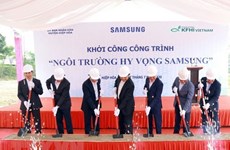 Samsung Vietnam-funded hope school to benefit Bac Giang’s needy students