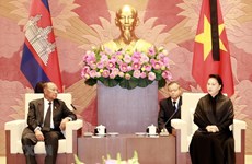 NA Chairwoman meets with Cambodian NA President 