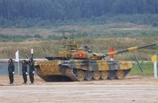 Vietnam’s tank crew secures group’s second place at Army Games