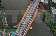 Section of Hanoi Belt Road No 3 spanning Linh Dam Lake opens