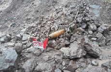 Quang Tri: Flooding unearths unexploded ordnance