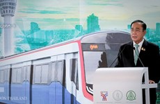 Thailand inaugurates 1st unmanned monorail system