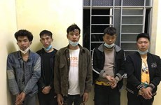 Five foreigners captured for illegally entering Vietnam