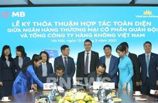 Vietnam Airlines, MB Bank foster cooperation