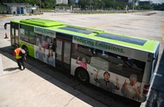 Singapore conducts six-month trial for public buses with solar panels