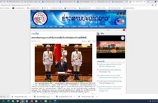 Lao news agency reports on election of top Vietnamese leaders