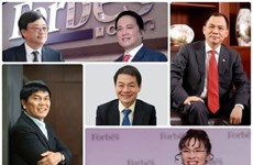 Six Vietnamese billionaires on Forbes list