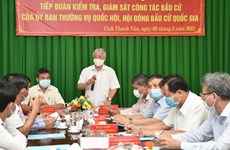 Front leader examines election preparations in Kien Giang