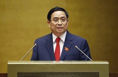 Prime Minister Pham Minh Chinh swears in at National Assembly