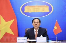 Lao Minister of Foreign Affairs congratulates Vietnamese counterpart