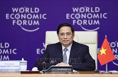 PM Chinh co-chairs online WEF country strategic dialogue on Vietnam