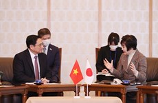 PM Pham Minh Chinh meets with leaders of Japan's Parliament