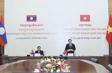 Vietnam, Laos share experience in parliamentary activities