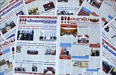 Lao papers feature ongoing Vietnam visit by NA President  