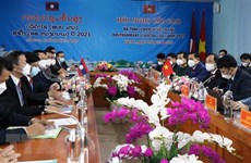 Vietnamese, Lao localities talk COVID-19 fight, economic development  