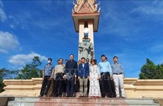 Vietnamese war martyrs commemorated in Cambodian provinces