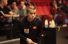 Vietnamese cueist comes second at 3-cushion Carom Billiards World Cup 