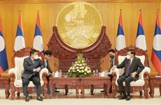 Vietnamese official pays courtesy visits to Lao leaders 