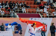 Vietnamese athletes win gold at Asian Jujitsu Championships