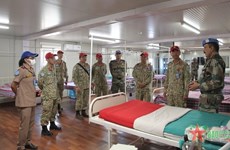 Vietnamese, Indian field hospitals in South Sudan share peacekeeping experience