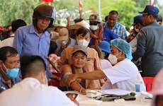 Health check-ups arranged for hundreds of Vietnamese origin in Cambodia