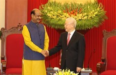 Party leader welcomes Speaker of Indian lower house