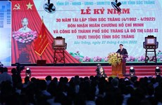 PM attends 30th anniversary of Soc Trang re-establishment