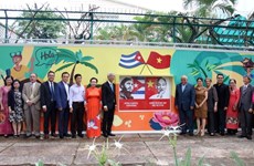 Mural reflecting Vietnam-Cuba relations unveiled in Ho Chi Minh City