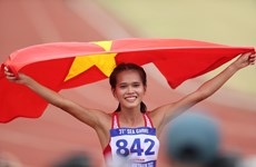SEA Games 31: Track and field athletes win additional two gold medals for Vietnam