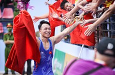 SEA Games 31: Vietnamese wrestling team end last competition day with five more golds