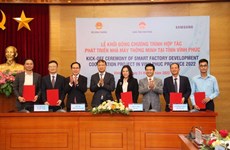 Projects on smart factory development launched in Vinh Phuc