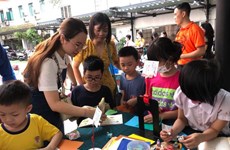 Japanese cultural event for children underway in Hanoi