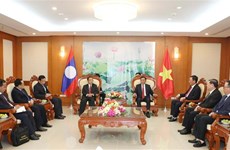 Vietnam, Laos share experience in inspection, supervision activities 