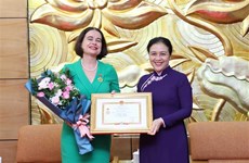 Peace, friendship insignia conferred upon Australian Ambassador