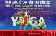 International Yoga Day celebrated in Can Tho city