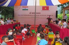 Indian-funded preschool handed over to  Lao Cai province
