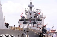 Indian naval ships start three-day visit to HCM City