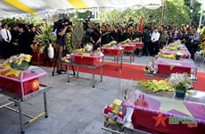 War martyrs’ remains reburied in Ha Giang