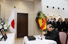 Leaders pay tribute to late Japanese PM Abe Shinzo 