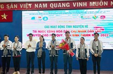  HCM City youths launch voluntary activities in Laos