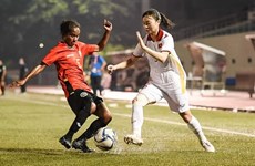 Vietnam defeat Timor Leste for semi-finals berth at Asian football women's championship